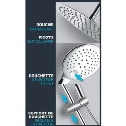 EUROSANIT Colonne De Douche Mitigeur Thermostatique / PALOMA Chromée -EUROSANIT Soldes 2022 15233074 4