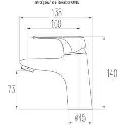 Mitigeur De Lavabo ONE By Eurosanit Chromé -EUROSANIT Soldes 2022 31961523 3