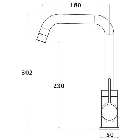 EUROSANIT Mitigeur D'évier Haut Colorado Chromé 4 EUROSANIT Mitigeur D'évier Haut Colorado Chromé – Image 4