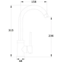 EUROSANIT Mitigeur D'évier Haut Cordoba Chromé -EUROSANIT Soldes 2022 4681398 3