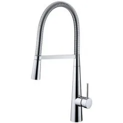 EUROSANIT Mitigeur D'évier Haut à Douchette Dipper Chromé