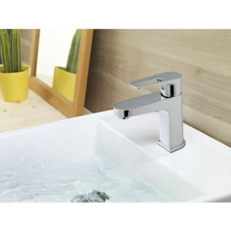 EUROSANIT Mitigeur De Lavabo Medson Chromé 2 EUROSANIT Mitigeur De Lavabo Medson Chromé – Image 2