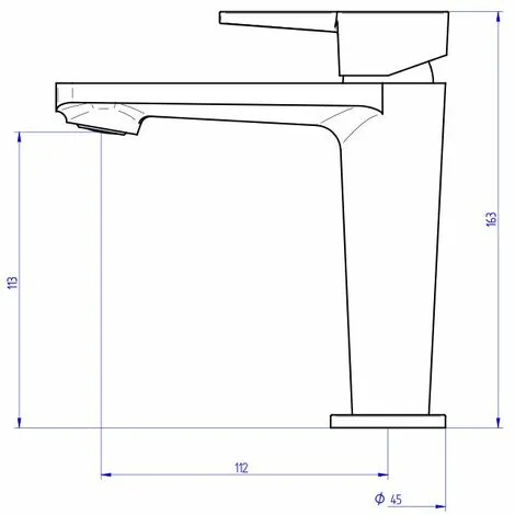 EUROSANIT Mitigeur De Lavabo Tarim Chromé 3 EUROSANIT Mitigeur De Lavabo Tarim Chromé – Image 3
