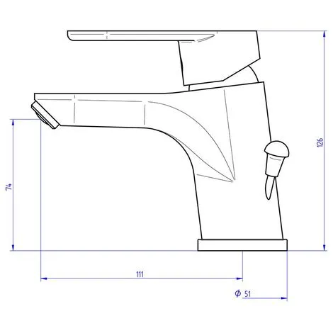 EUROSANIT Mitigeur De Lavabo Kevon Chromé 2 EUROSANIT Mitigeur De Lavabo Kevon Chromé – Image 2