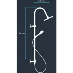 Colonne De Douche Mitigeur Mécanique / Kara By Eurosanit 9 Colonne De Douche Mitigeur Mécanique / Kara By Eurosanit -EUROSANIT Soldes 2022 4681508 5