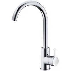 EUROSANIT Mitigeur D'évier Haut Sanaga Chromé