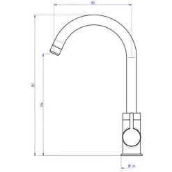 EUROSANIT Mitigeur D'évier Haut Sanaga Chromé -EUROSANIT Soldes 2022 4681545 3