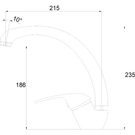 EUROSANIT Mitigeur D'évier Haut Pola Chromé 2 EUROSANIT Mitigeur D'évier Haut Pola Chromé – Image 2