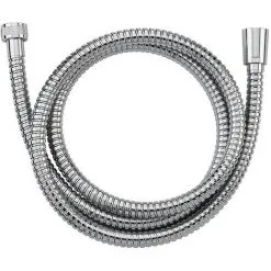 EUROSANIT Flexible NF Inox Double Agrafage Chromé Longueur 1.50 M