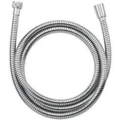 EUROSANIT Flexible NF Inox Double Agrafage Chromé Extensible Long.1.75 à 2.25 M