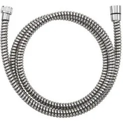 EUROSANIT Flexible Pvc Chromé Noir Longueur 1.50 M