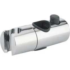 EUROSANIT Curseur De Barre Abs Chromé Ø25 Mm