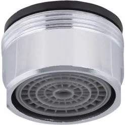 EUROSANIT Aérateur Mousseur + Bague Mâle 24x100 Chromé