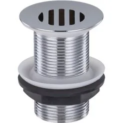 EUROSANIT Bonde Lavabo Laiton écoulement Libre 1'1/4 Chromée