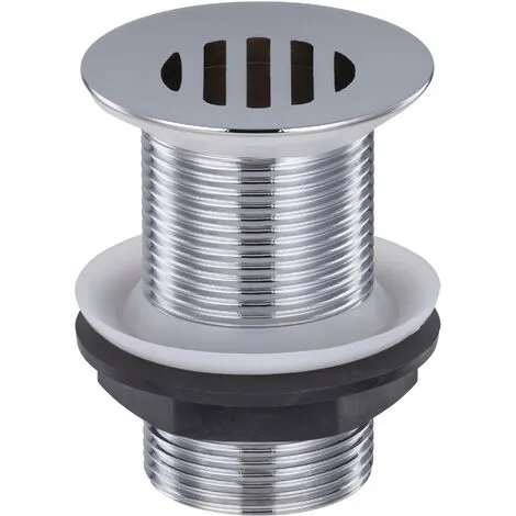 EUROSANIT Bonde Lavabo Laiton écoulement Libre 1'1/4 Chromée 1 EUROSANIT Bonde Lavabo Laiton écoulement Libre 1'1/4 Chromée