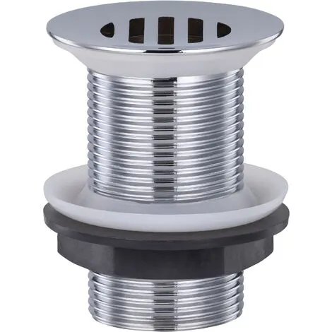 EUROSANIT Bonde Lavabo Laiton écoulement Libre 1'1/4 Chromée 2 EUROSANIT Bonde Lavabo Laiton écoulement Libre 1'1/4 Chromée – Image 2