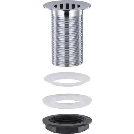 EUROSANIT Bonde Lavabo Laiton écoulement Libre 1'1/4 Chromée 5 EUROSANIT Bonde Lavabo Laiton écoulement Libre 1'1/4 Chromée – Image 5