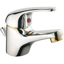 EUROSANIT Mitigeur De Lavabo Pola Chromé/or