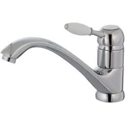 EUROSANIT Mitigeur D'évier Classic Porcelaine Chromé